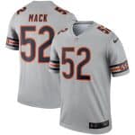 Chicago Bears #52 Khalil Mack Silver Inverted Legend Jersey