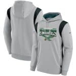Philadelphia Eagles Gray Sideline Pullover Hoodie