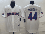 Dominican Republic #44 Julio Rodr¨ªguez 2023 White World Classic Stitched Jersey