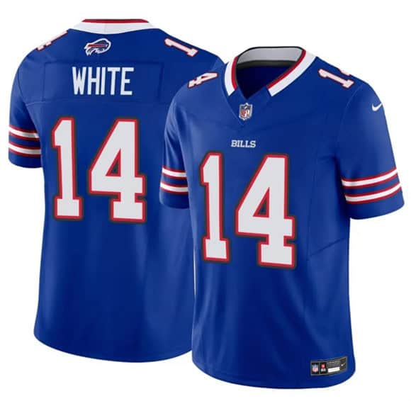 Buffalo Bills #14 Mike White Blue 2025 F.U.S.E. Vapor Untouchable Limited Football Stitched Jersey