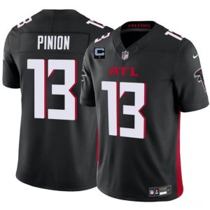Atlanta Falcons #13 Bradley Pinion Black 2025 F.U.S.E With 1-Star C Patch Vapor Untouchable Limited Stitched Jersey