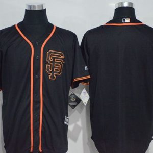 Giants Blank Black New Cool Base Alternate Stitched Jersey