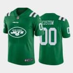 New York Jets Customized Custom Green 2020 Team Big Logo Limited Stitched Jersey