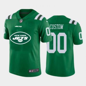 New York Jets Customized Custom Green 2020 Team Big Logo Limited Stitched Jersey
