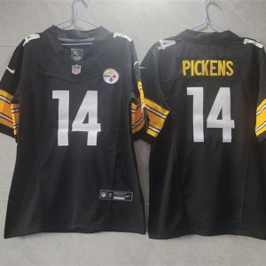 Pittsburgh Steelers #14 George Pickens Black 2023 F.U.S.E. Vapor Untouchable Limited Jersey