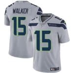 Seattle Seahawks #15 P.J. Walker Gray Vapor Limited Stitched Jersey