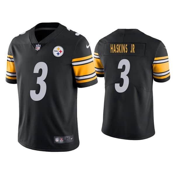 Pittsburgh Steelers #3 Dwayne Haskins Jr. Black Vapor Untouchable Limited Stitched Jersey