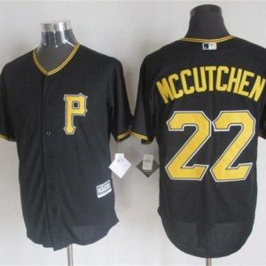Pirates #22 Andrew McCutchen Black New Cool Base Stitched Jersey