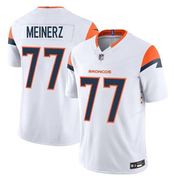 Denver Broncos #77 Quinn Meinerz White F.U.S.E. Vapor Limited Football Stitched Jersey