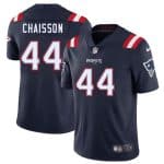 New England Patriots #44 K'Lavon Chaisson Navy 2025 Vapor Limited Stitched Jersey