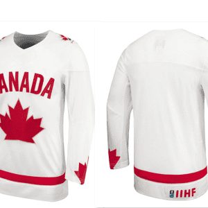 TEAM CANADA ADULT WHITE BLANK JERSEY