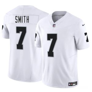 Las Vegas Raiders #7 Geno Smith White 2025 F.U.S.E. Vapor Stitched Jersey