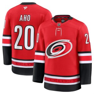 Carolina Hurricanes #20 Sebastian Aho Red 2024-25 Alternate Stitched Jersey
