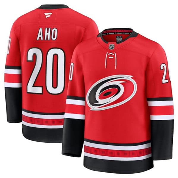 Carolina Hurricanes #20 Sebastian Aho Red 2024-25 Alternate Stitched Jersey