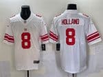 New York Giants #8 Jevon Holland White 2025 Vapor Untouchable Limited Football Stitched Jersey