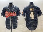 Kansas City Chiefs #4 Rashee Rice Gray Camo Cool Base Stitched Jersey
