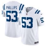 Indianapolis Colts #53 Jacob Phillips White 2025 F.U.S.E. Vapor Limited Stitched Jersey