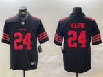 San Francisco 49ers #24 Jordan Mason Black Vapor Untouchable Limited Stitched Jersey
