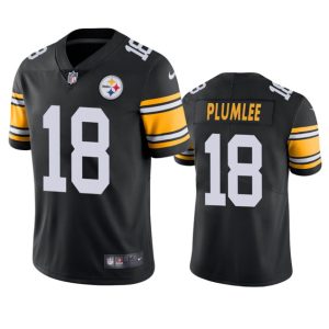 Pittsburgh Steelers #18 John Rhys Plumlee Black Alternate Vapor Untouchable Limited Stitched Jersey