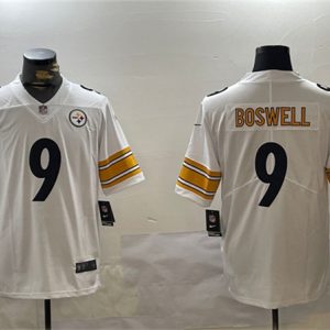 Pittsburgh Steelers #9 Chris Boswell White Vapor Untouchable Stitched Jersey
