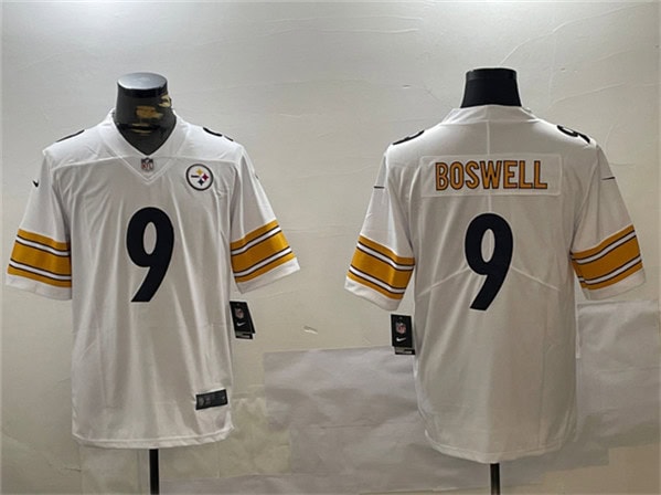 Pittsburgh Steelers #9 Chris Boswell White Vapor Untouchable Stitched Jersey