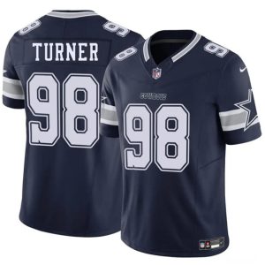 Dallas Cowboys #98 Payton Turner Navy 2025 F.U.S.E. Vapor Untouchable Limited Stitched Jersey