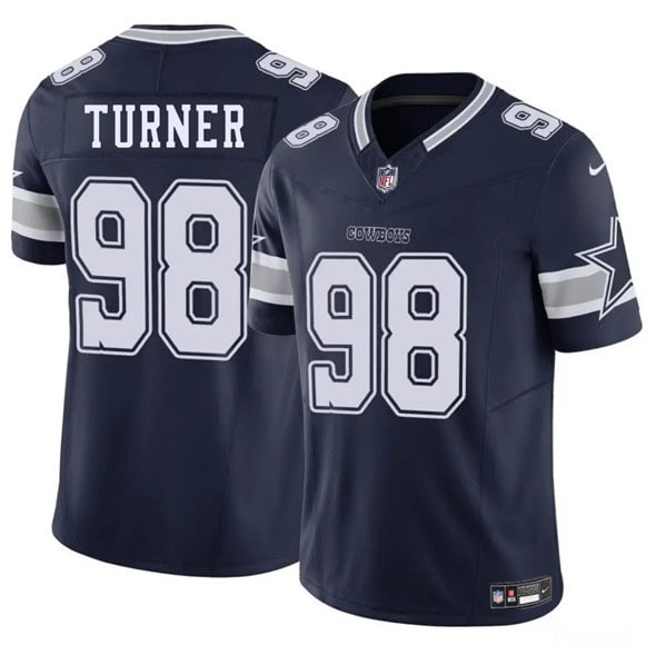 Dallas Cowboys #98 Payton Turner Navy 2025 F.U.S.E. Vapor Untouchable Limited Stitched Jersey