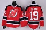 Devils #19 Travis Zajac Red Stitched Jersey