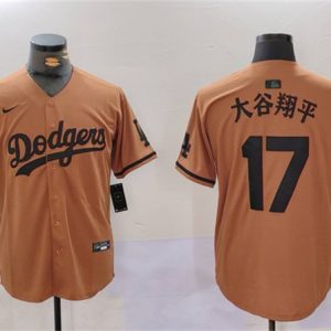 Los Angeles Dodgers #17 ´ó¹ÈÏèÆ½ Brown Cool Base Stitched Jersey