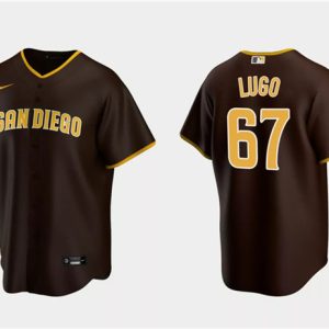 San Diego Padres #67 Seth Lugo Brown Cool Base Stitched Jersey