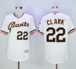 Giants #22 Will Clark White Flexbase Authentic Collection Cooperstown Stitched Jersey