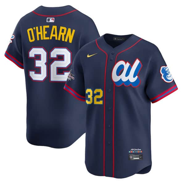American League #32 Ryan O'Hearn Navy 2025 All-Star Edition Limited Stitched Jersey
