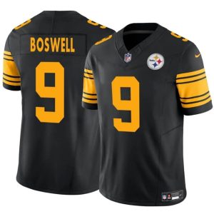 Pittsburgh Steelers #9 Chris Boswell Black 2024 F.U.S.E. Color Rush Limited Stitched Jersey