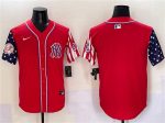 New York Yankees Blank Red American Style Limited Stitched Jersey