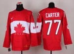 Olympic 2014 CA. #77 Jeff Carter Red Stitched Jersey