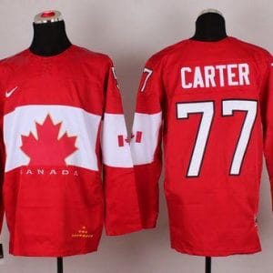 Olympic 2014 CA. #77 Jeff Carter Red Stitched Jersey