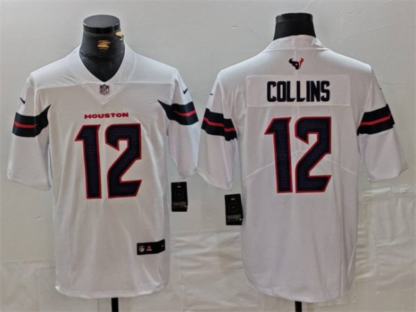 Houston Texans #12 Nico Collins White Vapor Untouchable Stitched Football Jersey
