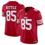 San Francisco 49ers #85 George Kittle Red 2023 F.U.S.E. Vapor Untouchable Limited Stitched Jersey
