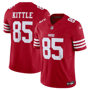 San Francisco 49ers #85 George Kittle Red 2023 F.U.S.E. Vapor Untouchable Limited Stitched Jersey