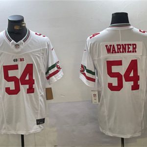 San Francisco 49ers #54 Fred Warner White F.U.S.E. Mexico Vapor Limited Stitched Jersey