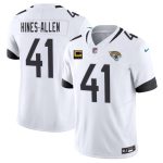 Jacksonville Jaguars #41 Josh Hines-Allen White 2025 F.U.S.E. With 4-Star C Patch Vapor Limited Stitched Jersey