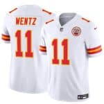 Kansas City Chiefs #11 Carson Wentz White 2023 F.U.S.E Vapor Untouchable Limited Stitched Jersey