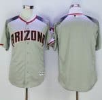 Diamondbacks Blank Gray Brick New Cool Base Stitched Jersey
