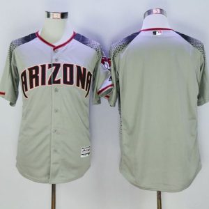 Diamondbacks Blank Gray Brick New Cool Base Stitched Jersey