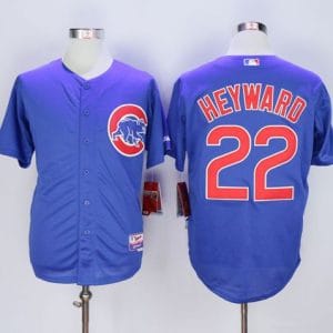 Cubs #22 Jason Heyward Blue Alternate Cool Base Stitched Jersey