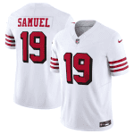 San Francisco 49ers #19 Deebo Samuel New White 2023 F.U.S.E. Vapor Untouchable Limited Stitched Jersey