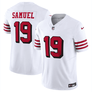 San Francisco 49ers #19 Deebo Samuel New White 2023 F.U.S.E. Vapor Untouchable Limited Stitched Jersey