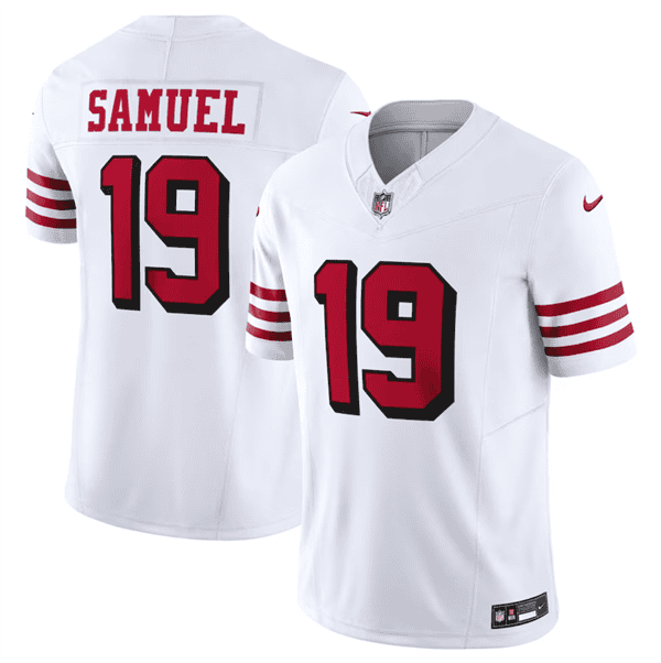 San Francisco 49ers #19 Deebo Samuel New White 2023 F.U.S.E. Vapor Untouchable Limited Stitched Jersey