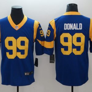 Los Angeles Rams #99 Aaron Donald Royal Blue Vapor Untouchable Limited Stitched Jersey