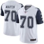 Cowboys #70 Zack Martin White Stitched Limited Rush Nike Jersey
